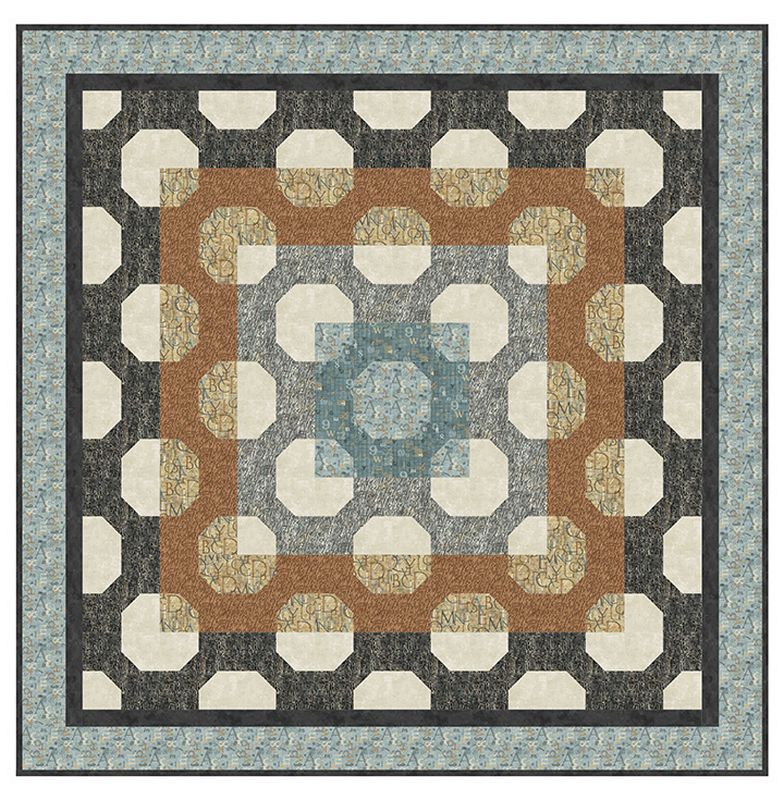 My Type - Pigeonhole Quilt Pattern - Nina Djuric - Northcott (Pre-order: Nov 2024)