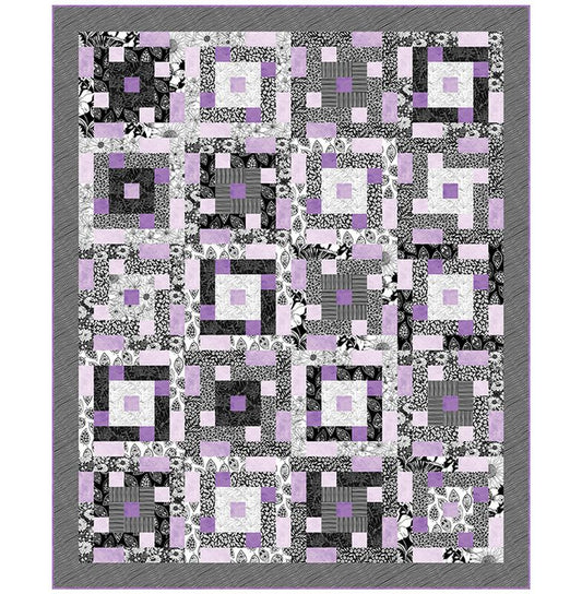 Ebony & Ivory - The Ink is Black Quilt Pattern - Northcott (Pre-order: Jan 2025)