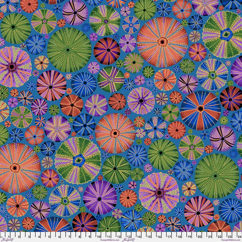 Kaffe Fassett Collective August 2024 - Urchins in Dark - Free Spirit (Pre-order: Sept 2024)