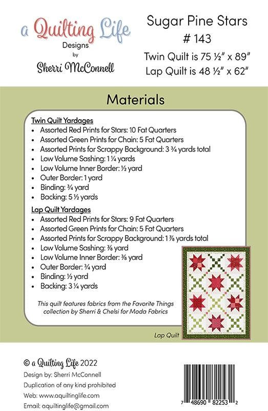 Sugar Pine Stars Quilt Pattern - A Quilting Life