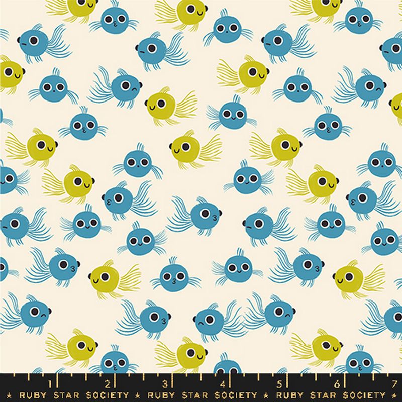 Animal Animal - Goldfish in Vintage Blue - Ruby Star Collaborative (Pre-order: Feb 2025)