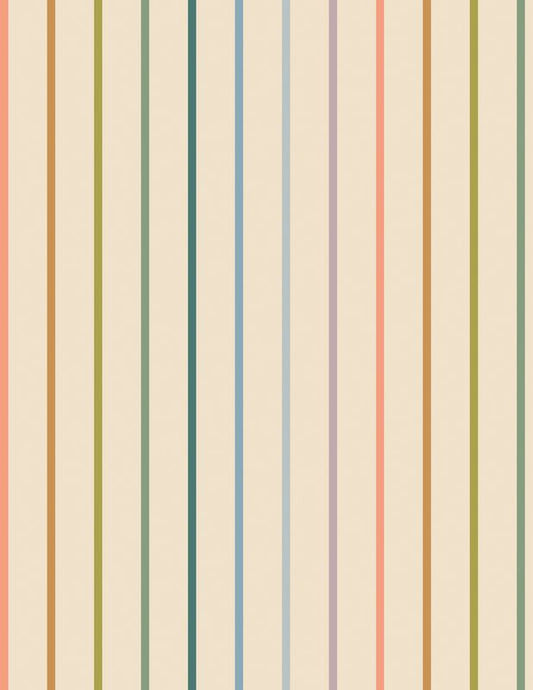 Slow Summer - Tiny Stripe Pearl - Suzy Quilts - Art Gallery Fabrics (Pre-order: Apr 2025)