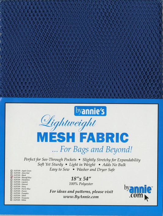 Lightweight Mesh Fabric by ByAnnie - Blastoff Blue (Pre-order: May 2025)