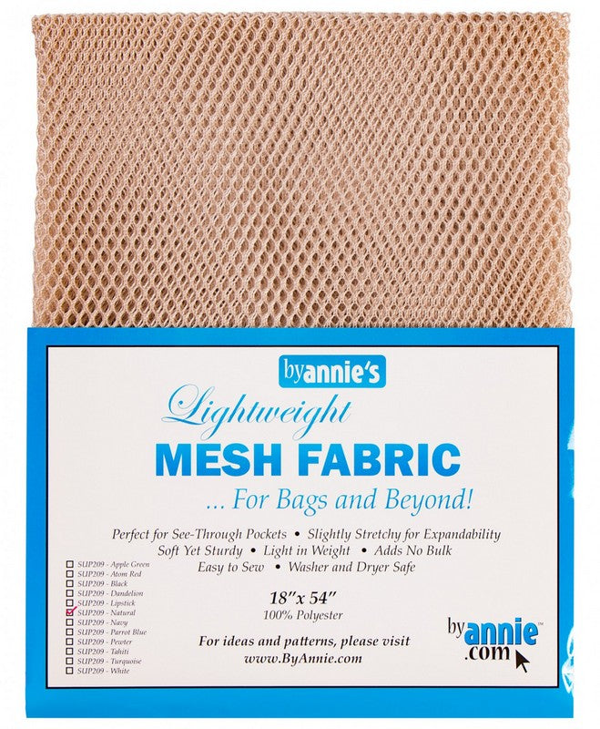 Lightweight Mesh Fabric by ByAnnie - Natural (Pre-order: May 2025)