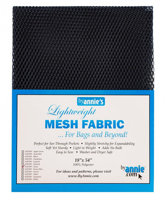 Lightweight Mesh Fabric by ByAnnie - Navy (Pre-order: May 2025)