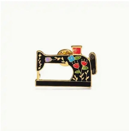 Vintage Sewing Machine Brooch - Essential Notions