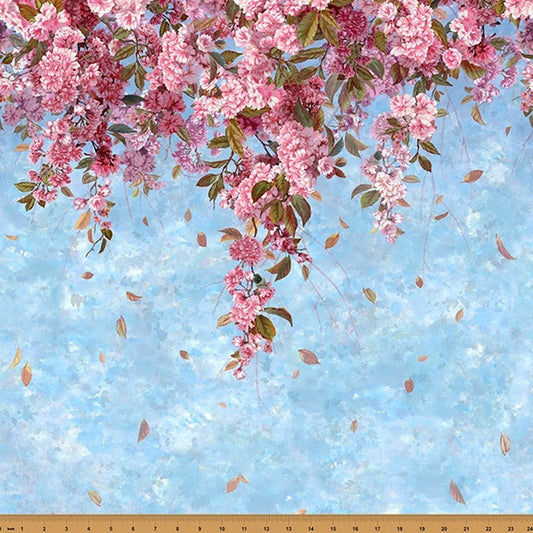 Sakura Blooms - Blossom W5368-448 - Hoffman Fabrics (Pre-order: Oct 2024)