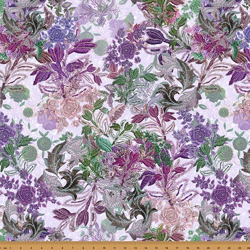 Botanical Charm - Lilac W5370-30 - Hoffman Fabrics (Pre-order: Oct 2024)