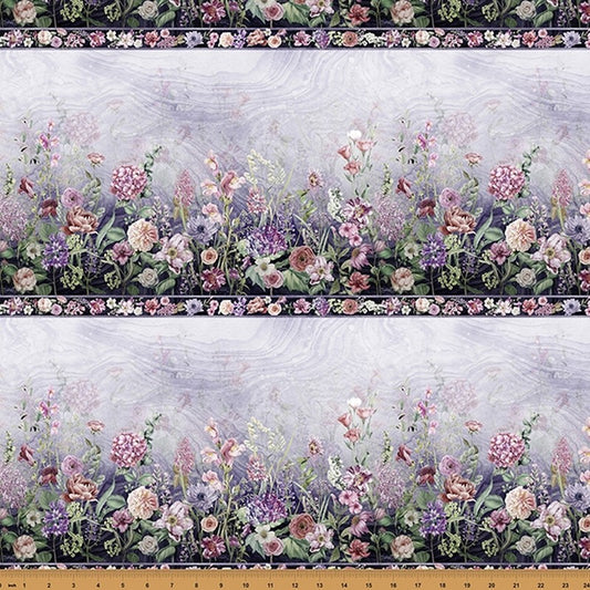 Botanical Charm - Amethyst W5373-91 - Hoffman Fabrics (Pre-order: Oct 2024)