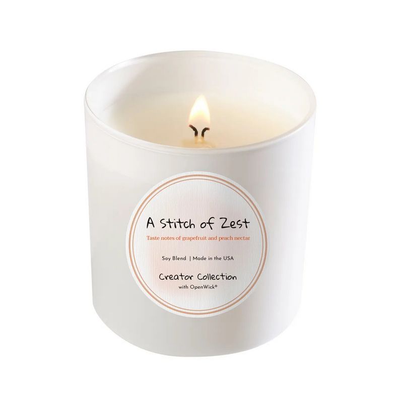 A Stitch of Zest - 7.5oz Candle - Cue Candle