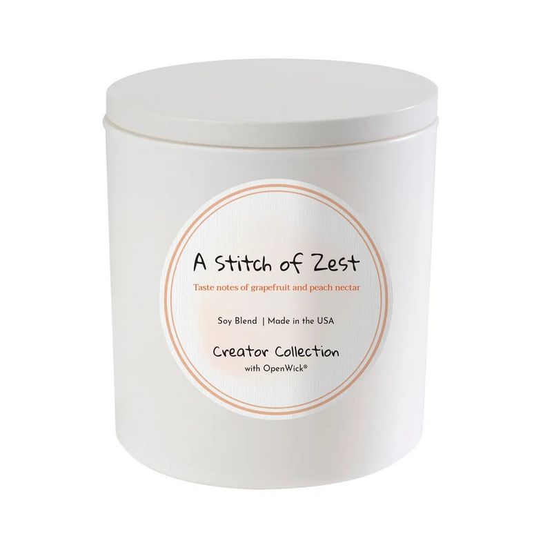 A Stitch of Zest - 7.5oz Candle - Cue Candle