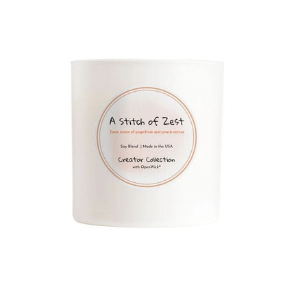 A Stitch of Zest - 7.5oz Candle - Cue Candle