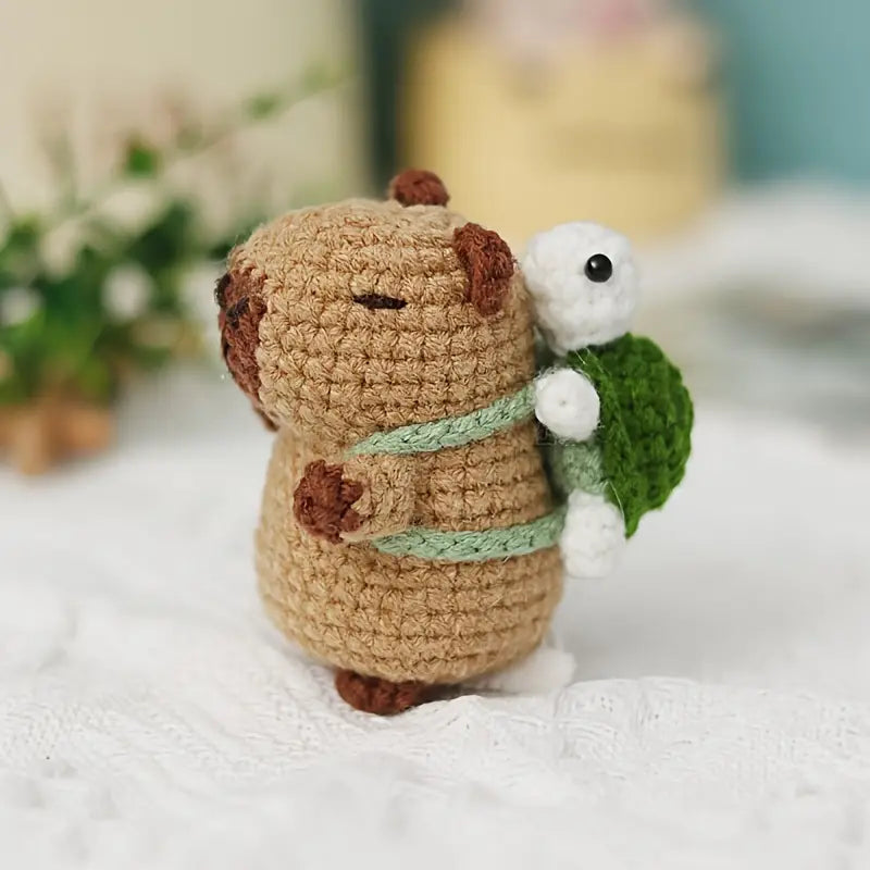 Crochet Kit - Capybara & Turtle