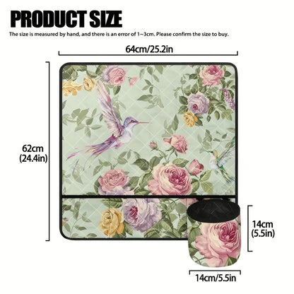 Sew n' Stash Sewing Machine Organizer - Elegant Hummingbird- Essential Notions (Pre-order: Feb 2025)