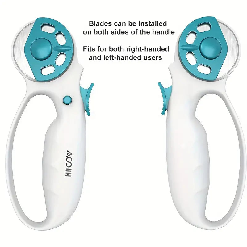 Ergonomic 45mm Rotary Cutter (With 6 FREE Blades!) - Essential Notions