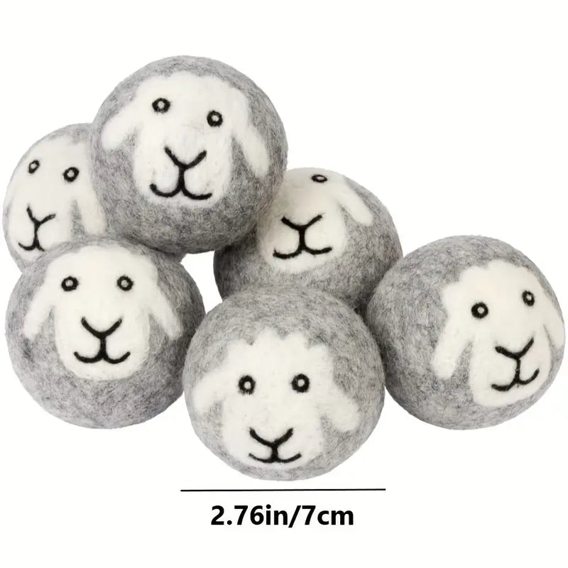 Wool Dryer Ball Buddies 3pc (Sheep) - Essential Notions (Pre-order: Mar 2025)