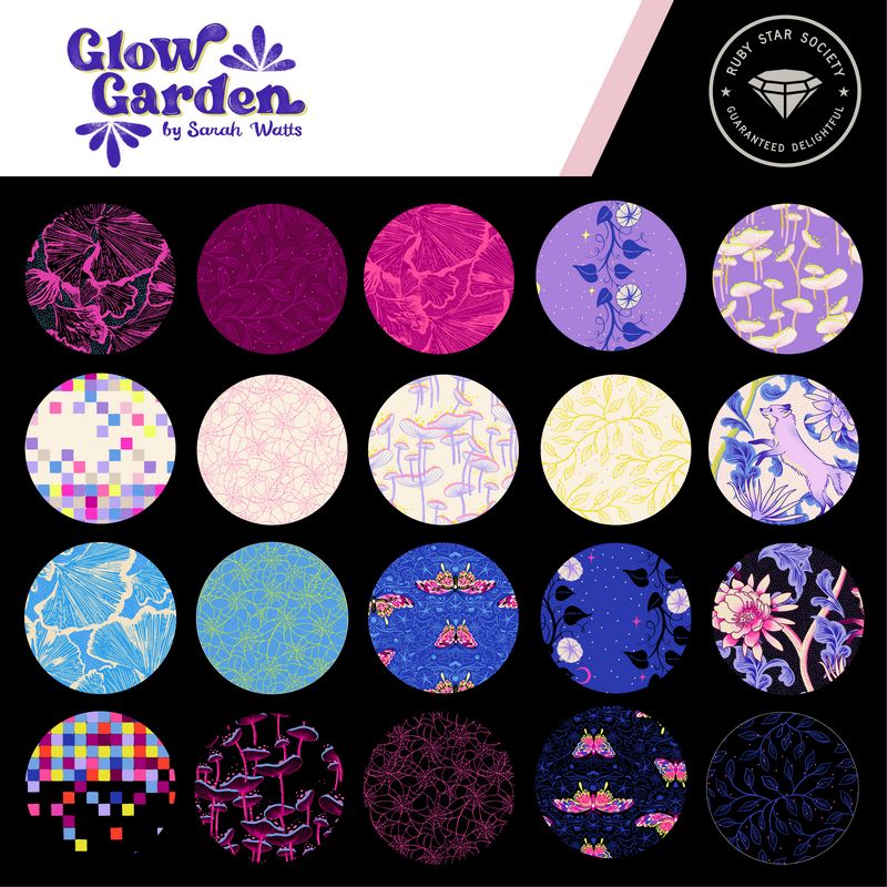 Glow Garden - Charm Pack - Sarah Watts - Ruby Star Society (Pre-order: July 2025)