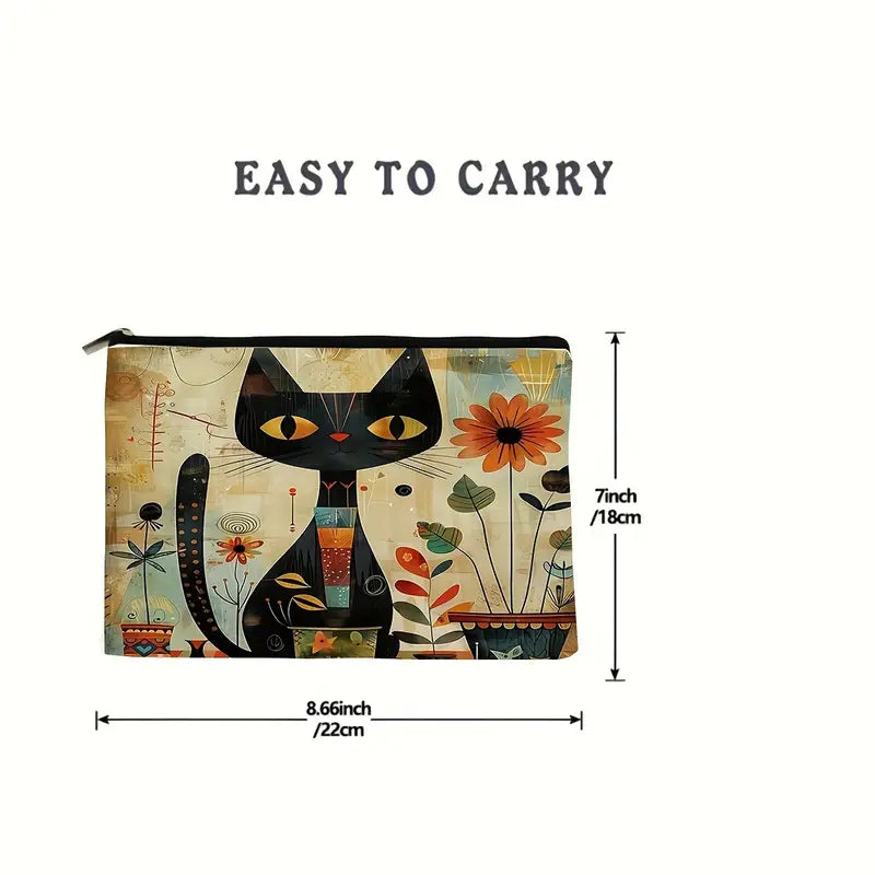 Sew n' Stash Bag - Whiskers the Curious Kitty