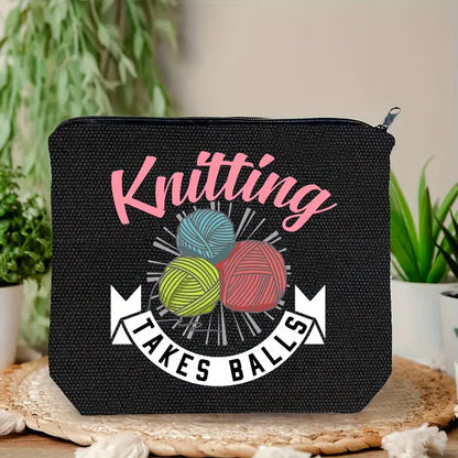 Sew n' Stash Bag - Knitting Takes Balls - Essential Notions