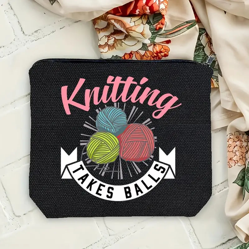 Sew n' Stash Bag - Knitting Takes Balls - Essential Notions