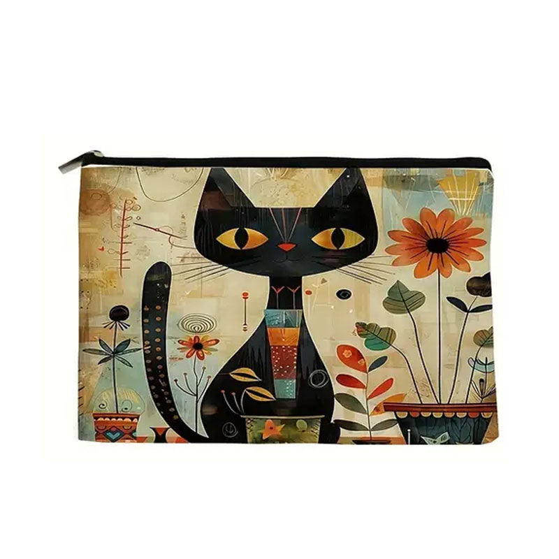 Sew n' Stash Bag - Whiskers the Curious Kitty