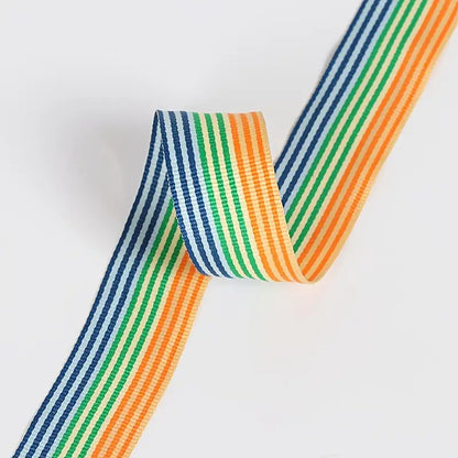 Rainbow Stripe Webbing 1" (4 Yards)