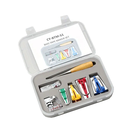 Bias Tape Maker 16 Piece Kit - Essential Notions