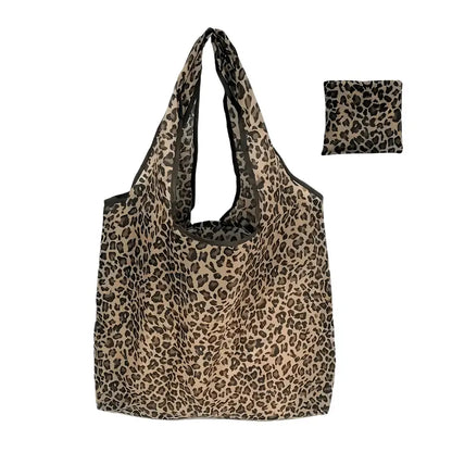 Sew n' Stash Shopping Bag (Foldable) - Leopard - Essential Notions