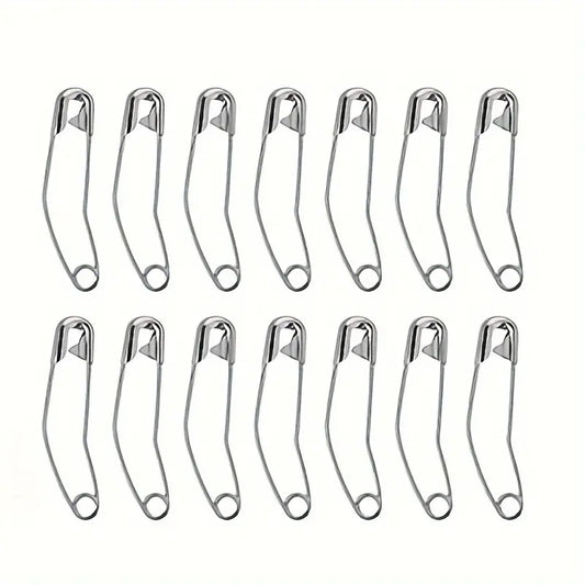 Curved Safety Pins 100Pc