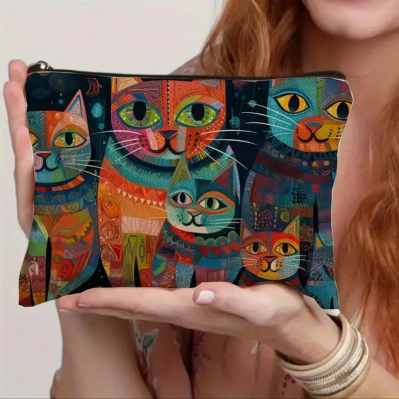 Sew n' Stash Bag - Bold and Sassy Kitties