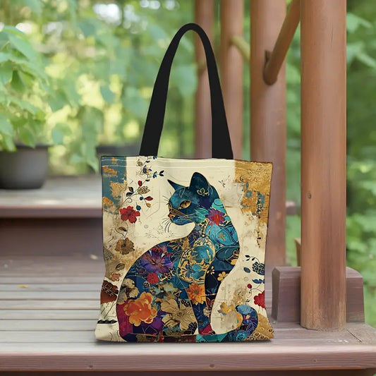 Sew n' Stash Premium Tote Bag - Fabulous Feline - Essential Notions