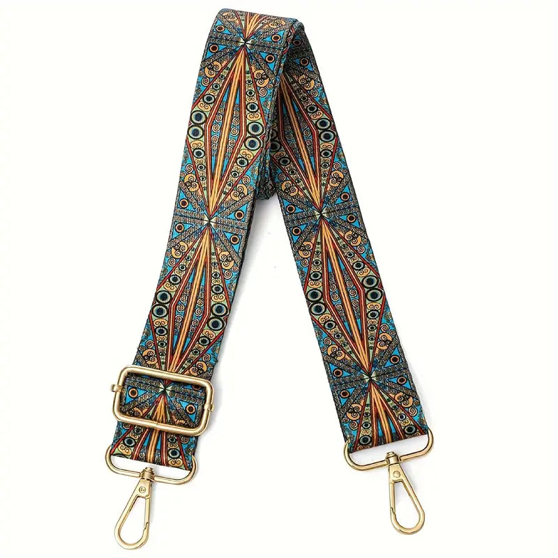 Boho Chic Nylon Adjustible Shoulder Strap - (50")