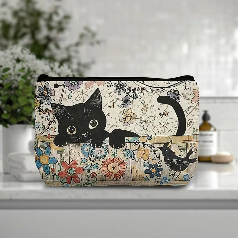 Sew n' Stash Bag - Watcha Doin Cat - Essential Notions