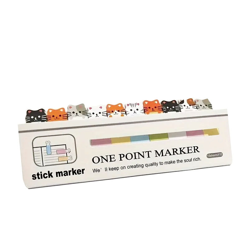 Cat Point Marker for Books (150pc)