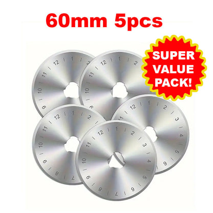 60mm Rotary Blade 5pc - Essential Notions