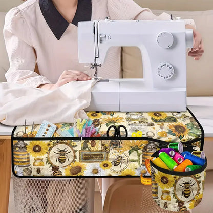 Sew n' Stash Sewing Machine Organizer - Bees & Sunflowers - Essential Notions (Pre-order: Feb 2025)