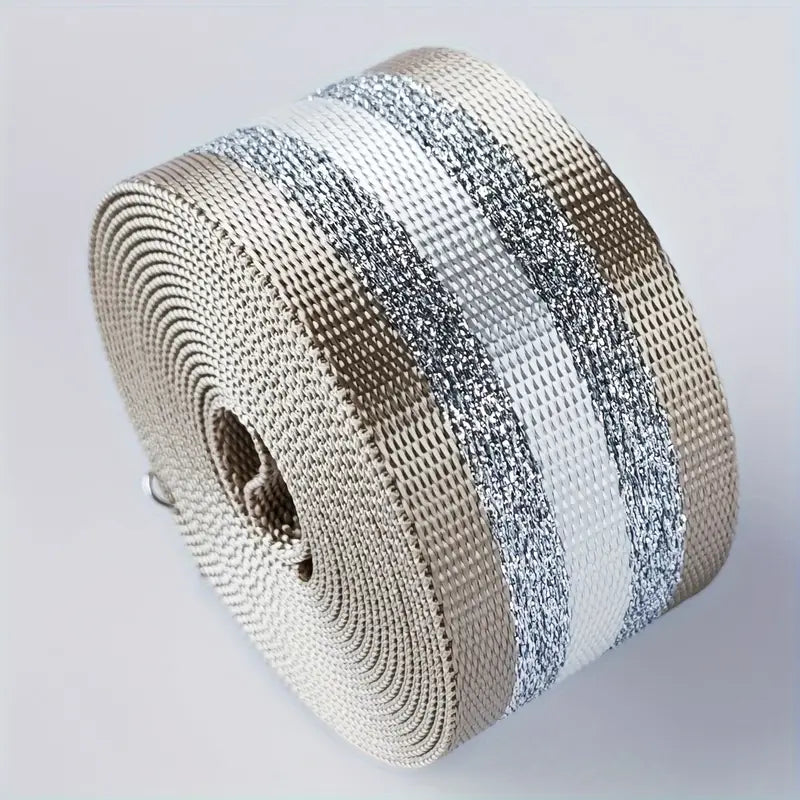 Metallic Webbing (Silver Metallic) 1 1/2" (3 Yards)