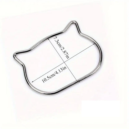 Cat Ears Bag Handle - Stainless Steel (2 Pc)