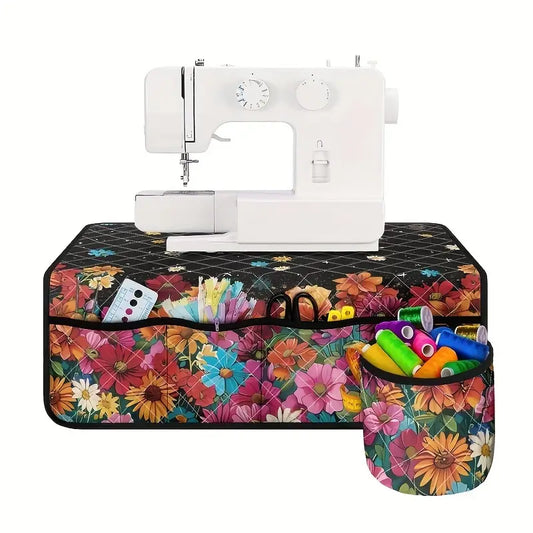 Sew n' Stash Sewing Machine Organizer - Twilight Wildflowers