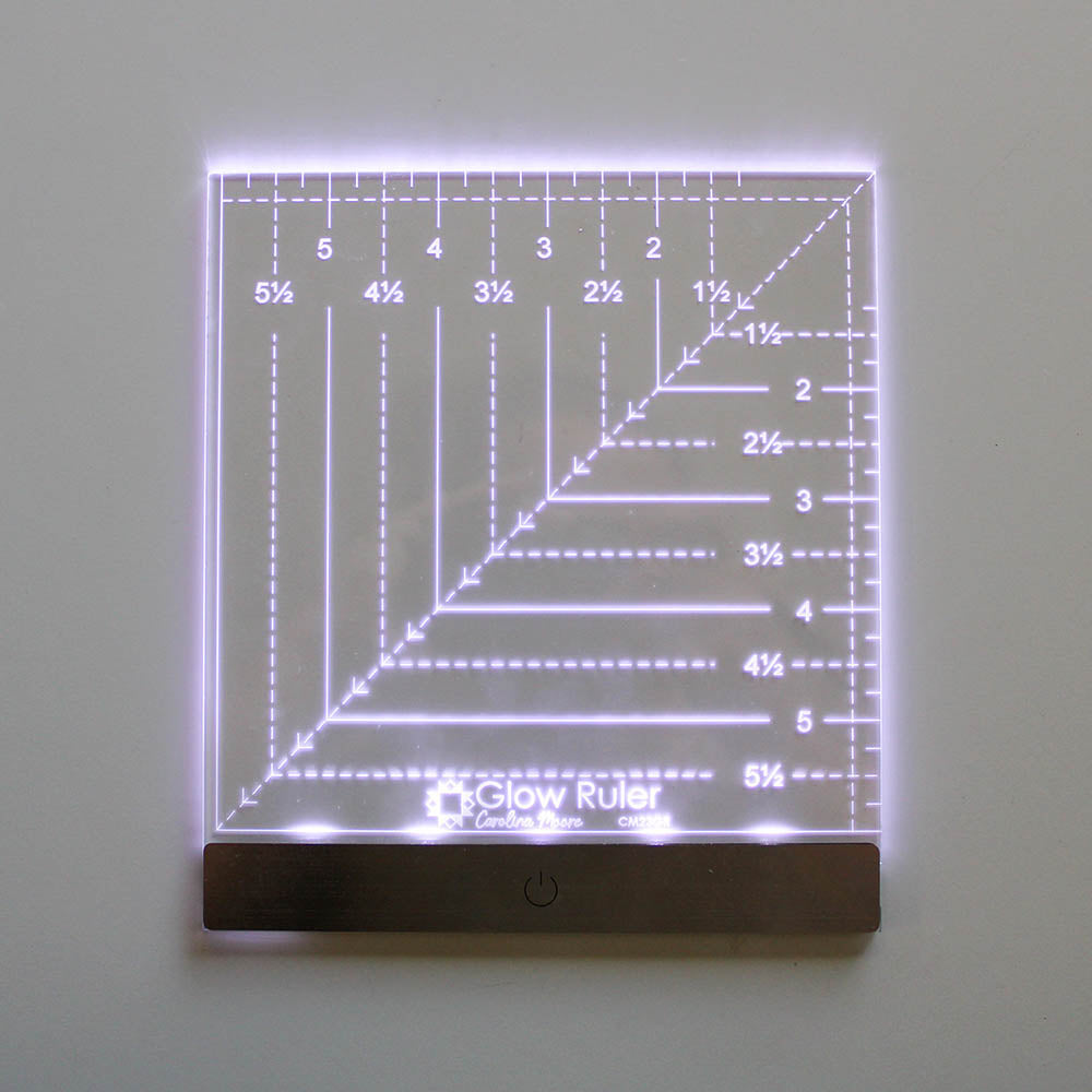 Glow Ruler 6.5" x 6.5" - Carolina Moore