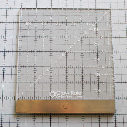 Glow Ruler 6.5" x 6.5" - Carolina Moore