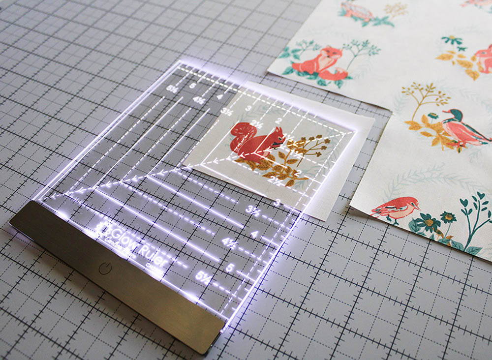 Glow Ruler 6.5" x 6.5" - Carolina Moore