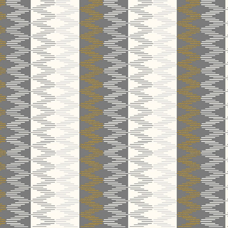 Early Twilight - Sunset Stripe in Rocky Coast Metallic - Cotton + Steel