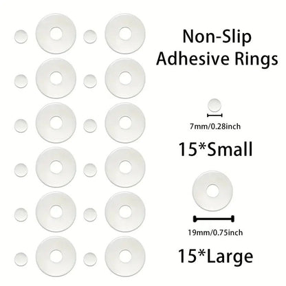 Non-Slip Adhesive Rings for Rulers - Essential Notions