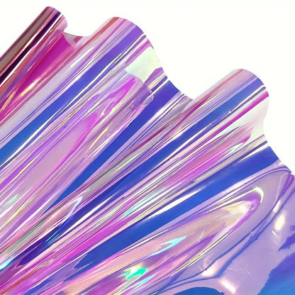 Holographic PVC Vinyl (Transparent/See-Through) - Multiple Colours (12" x 54")