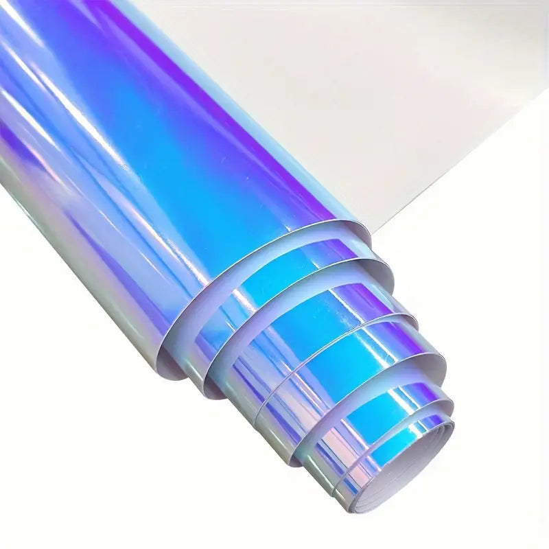 Holographic PVC Vinyl (Transparent/See-Through) - Multiple Colours (12" x 54")