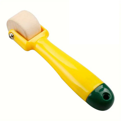 Seam Roller with Wood Roller (Yellow)