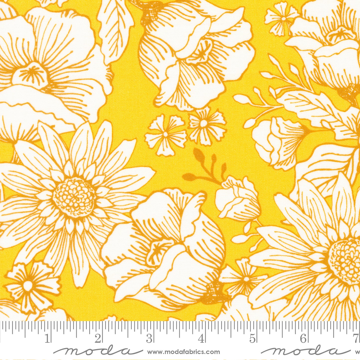 Sunflowers in My Heart - Jardin in Sunshine - Kate Spain - Moda ...