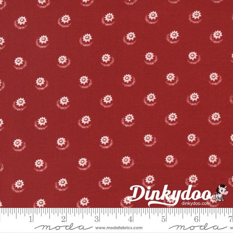 Red and White Gatherings Jelly Roll | Primitive Gatherings for Moda Fabrics