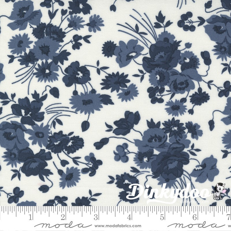 Nantucket Summer - Somerset in Cream Navy - Camille Roskelley - Moda (Pre-order: Aug 2025)